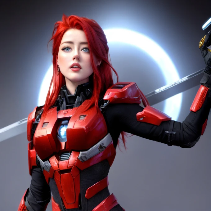 AMBER HEARD, ((red hair)), HALO REACH