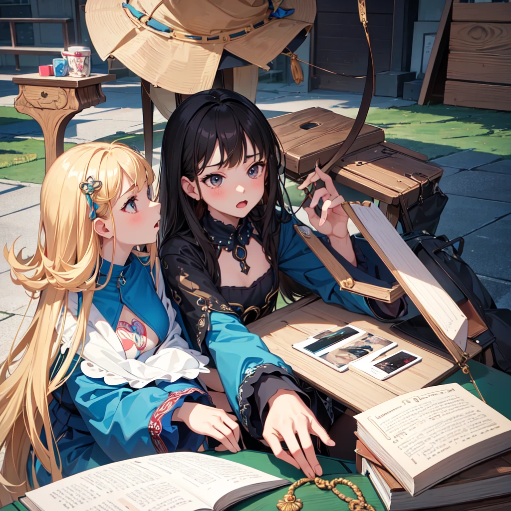((best quality)), ((masterpiece)), (detailed), (perfect face), Create a scene of a cute girl and a cute boy arguing about their relationships. The overall mood of the image should be furious.