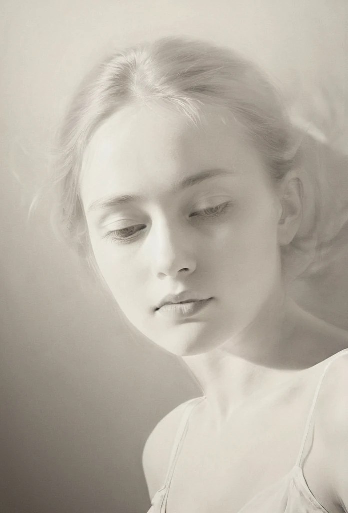 (best quality, highres, masterpiece:1.2), ultra-detailed, realistic:1.37, black ink sketches, smooth lines, expressive facial expressions and postures, minimalistic background, emphasis on light and shadow and spatial perception, abundant negative space, young girl.ink portrait,smooth flowing lines,expressive facial features,delicate emotions,contrast of ink intensity,simple background,emphasis on light and shadow,spaciousness,abundant negative space,peaceful ambiance,serene atmosphere,dreamy mood,subtle yet captivating details,subdued colors,calm and introspective,graceful posture,gentle movements,tender and innocent,whisper of elegance,quiet elegance,radiant glow,sublime beauty,vector illustration,black and white,natural and organic,nurturing and calming,sublime simplicity,ethereal charm.