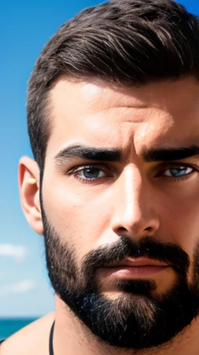 An Avigdor man focus on face photo