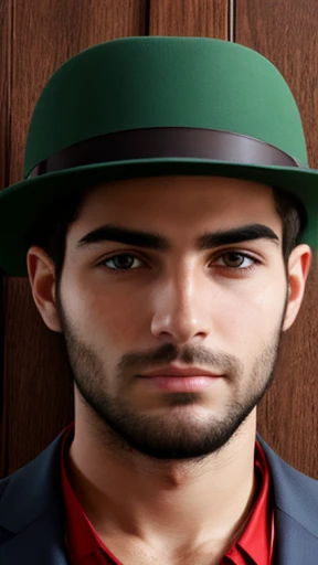 A young Avigdor man focus on face photo