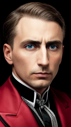 A man Abramowicz focus on face photo with color