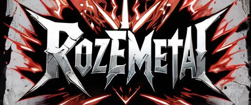 "ROZEMETAL"Create a cool speed metal logo