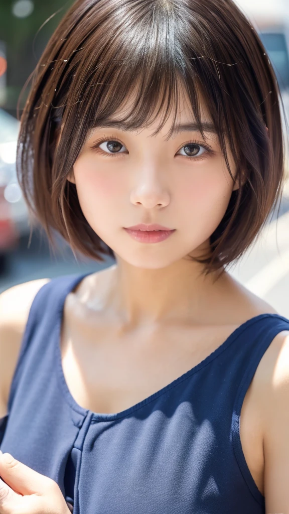 Short Hair、camisole、8k、Tarako lips、y route