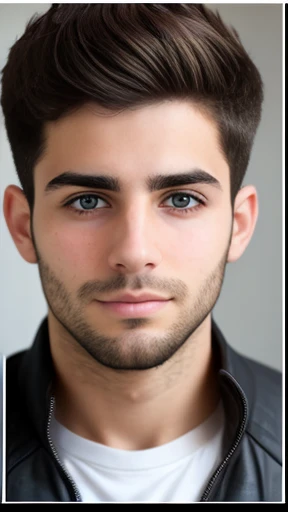 A young Jewish man focus on face photo