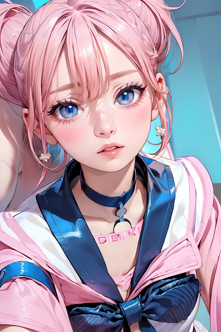 woman, cute,Big eyes, Long eyelashes, sexy, Perfect body, That's a nice chest, , (Small breasts:1.2), Delicate body, Young pink nipples, (Nearly naked:1.8), (Full nudity:1.8),(8K high resolution), (Highest quality), (RAW quality),(Three Girls:1.5), (Realistic), (Realistic:1.37), ,Big eyes,Long eyelashes,(Small breasts:1.6),(Skinny girl:1.5),(Baby Face:1.5),(Young Face:1hildish body:1.5),(very young body:1.5),(your breasts are fisible..:1.8),(Oily, Glowing Skin:1.5),(13-year-old junior high school student:1.6),SLE disease, MKK Style, Highest quality, masterpiece, Detailed Background, Very detailed, complicated, Detailed face, Long eyelashes, fine grain, (stand:1.1), (Cowboy Shoot:1.3), (Thick thighs:1.0), (Flat Chest:1.3), (White Background:1.3),
(Bright Blue Eyes:1.3), (Messy Hair:1.1), (Pink choker:1.2), (Thick lips, Pink Lips:1.3), (Pink Eyeshadow:1.2),
(, Seraphim:1.3), (Pink Neck Sailor:1.2),
(Smiling Kindly:1.3)