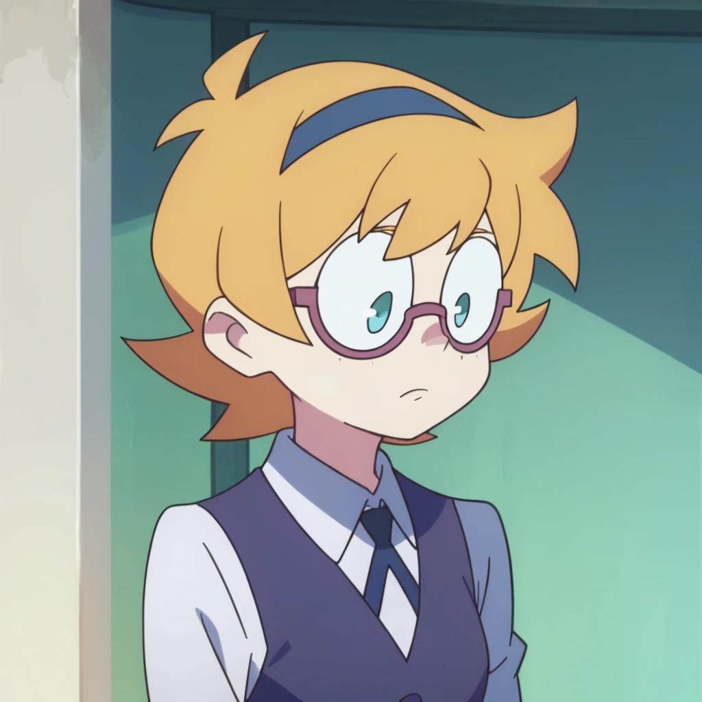 score_8_up, score_7_up, anime screencap, perfection,  Lotte Jansson, solo, upper body, glasses 