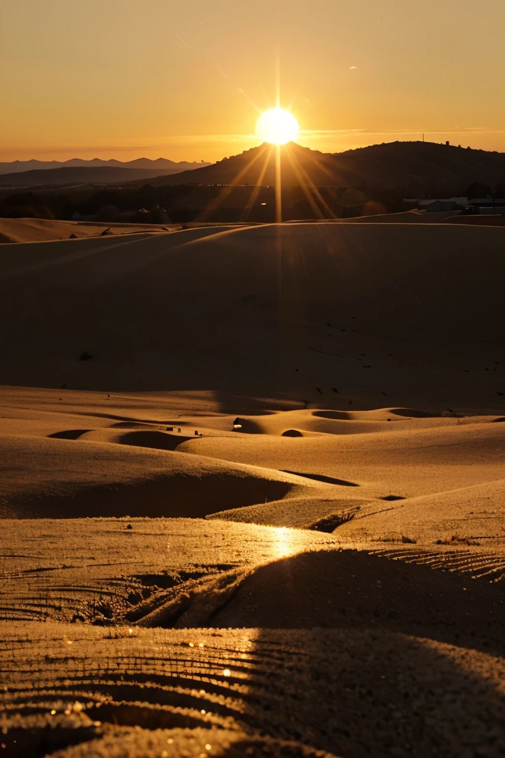 make an animation of the sun rising at the beginning the sunlight is weak but as the sun rises the sunlight intensifies