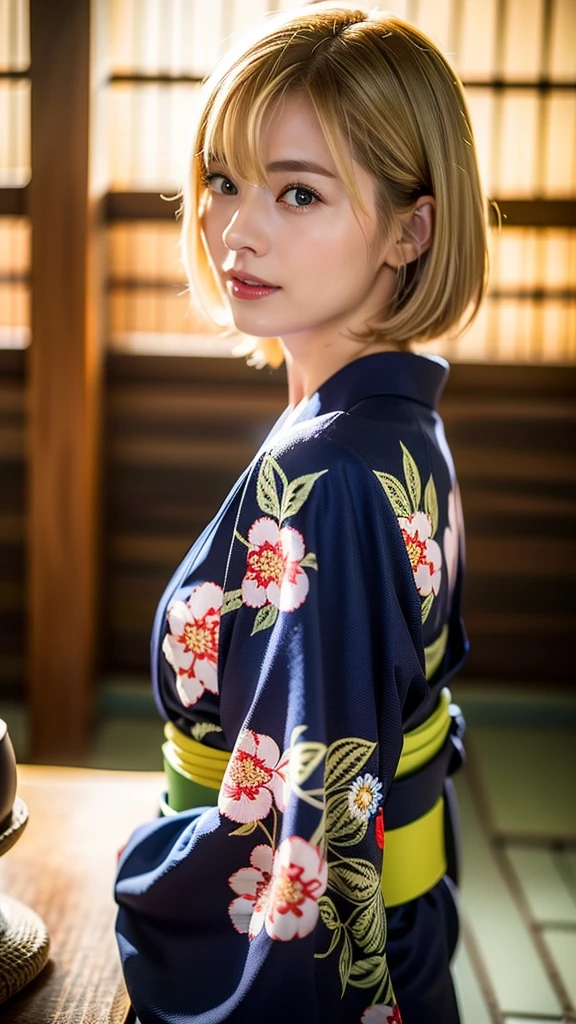 closeup photo of a girl, short hair, blond hair, wearing a kimono, onsen in the background, natural hot springs
best quality, realistic, photorealistic, (intricate details:1.2), (delicate detailed), (cinematic light, best quality Backlights), clear line, sharp focus, realistic face, detailed face
unity 8k wallpaper, ultra high res, (photorealistic:1.4), looking at viewer,
