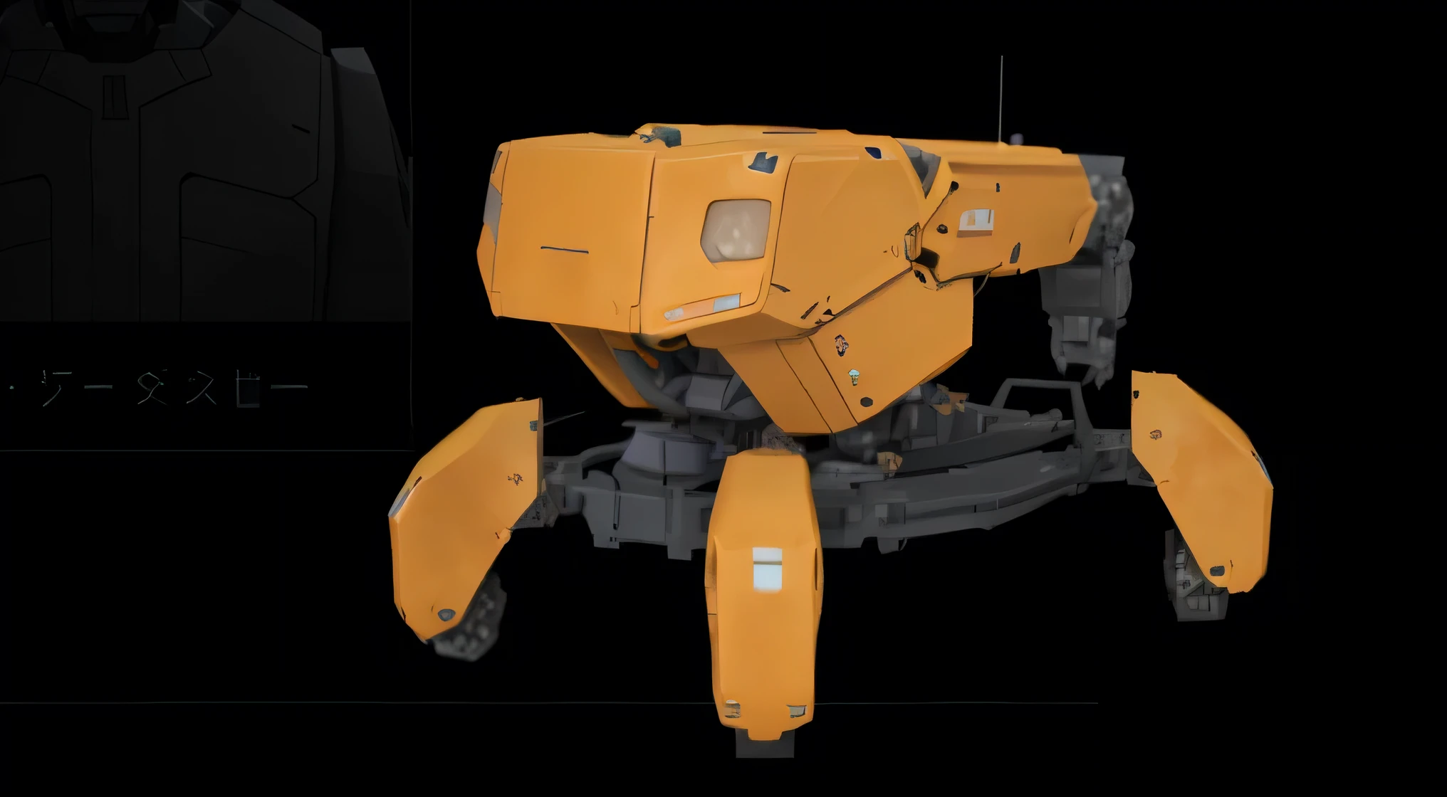 a close up of a robot with a suit on and a man in a suit, mech shaped like a manatee, mech body, one arm of the robot body, mecha robot details, giant robot foot, hard surface modelling, hardsurface modelling, tank with legs, body of a robot, robot design, mech, hard surface model, hard surface modeling
