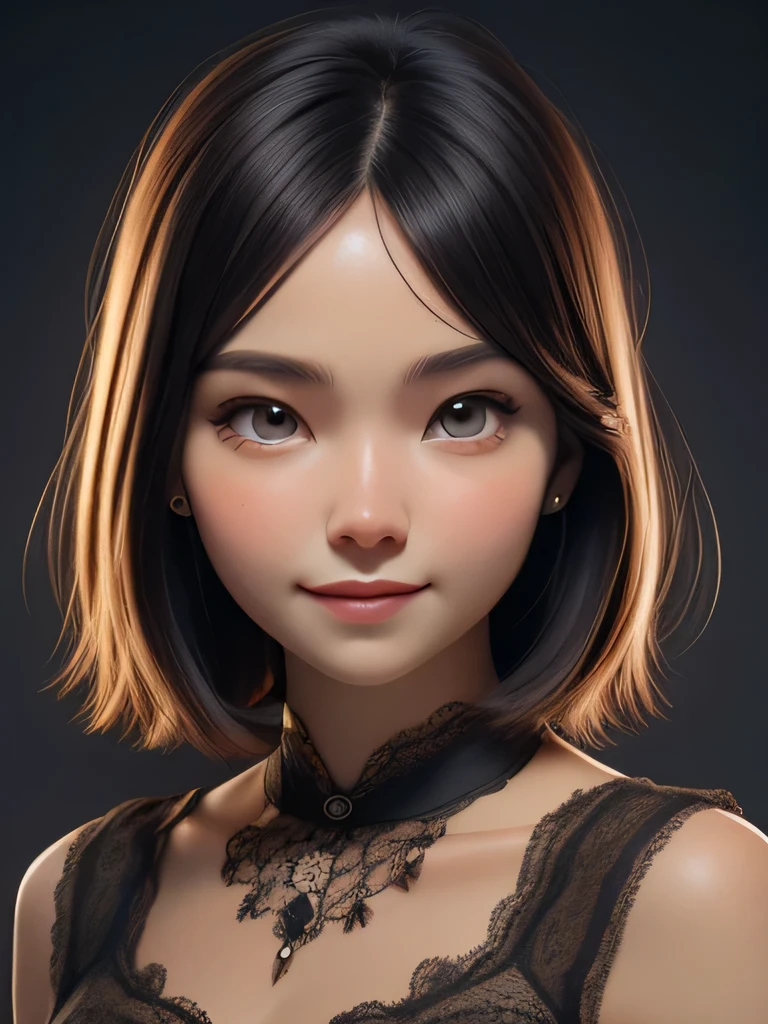 Medium body shot,dynamic lighting, sunny field)), (cute:1.3), black hair, (pale skin:1.1), (soft smiling:1.1), detailed face, detailed gray eyes, detailed skin texture,red dress, on park, sun ray, by ilya kuvshinov, nina masic, sharp focus, natural lighting, subsurface scattering, f2, ornate, 35mm, Luminism, cinematic lighting, wide shot, retina, textured skin, anatomically correct, best quality, award winning