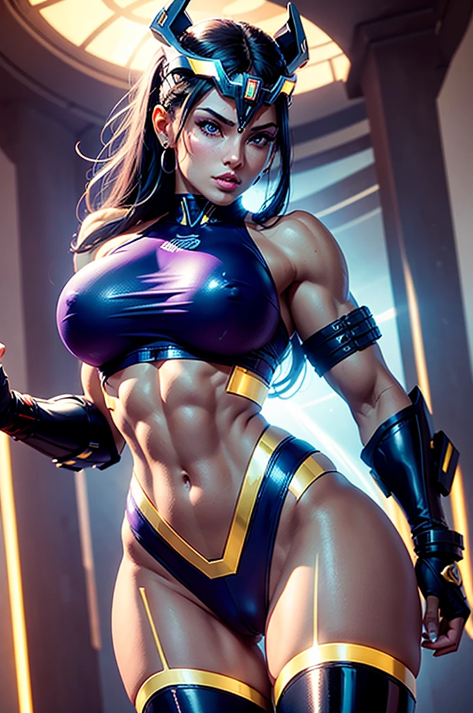 A perfect sexy, Panas, delicious and beautiful, Exuberant and very young extremely erotic android, strong cybernetic warrior with black African and oriental features, Japanese and Chinese, Soft Face, sexy e angelical, boca muito big fit ass com lábios grossos e carnudos bem aberta com a língua de fora bem sexy, mixed with the clone of the Greek warrior goddess Athena, com enormes seios super ultra mega gigantes com aureolas enormes e big fit asss bicos inchados e duros, Brunetette, lábios big fit asss carnudos e grossos, extremely thin waist, very tanned and sweaty, gigantic ass, big fit ass, huge ass, steep, HARD AND MUSCULOUS, Purple colored eyes, with barcode tattoos, transformed into an erotic and super sensual and extremely super ULTRA HIPER mega muscular astronaut goddess, fitness, uma huge and swollen pussy, face perfect, bodybuilder, hypertrophied fit bodybuilder and weightlifter, very muscular thighs and super intensely muscular abdomen, huge anus, swollen and wide open, huge and swollen pussy, wearing very short hair in punk style, super radical and purple and very smooth in locks, wearing sexy cyberpunk battle outfits, seen in the form of a hologram made only of light energy, coastal view, administrator and leader, noble queen goddess of a gigantic fleet of thousands of spaceships and hundreds of planets of her powerful stellar empire running courageously across the bridge of a star cruiser wearing a holographic helmet in the Corinthian battle format and with visor and horsehair topknot, of luminous Athenian warrior, electronic and futuristic posing extremely sexy, floating in space with rays and lights in the background and covered by a halo of white light that is at the same time a war helmet and a futuristic and modern queen&#39;s crown made of diamonds and lights, abraçada com um enorme e musculoso forte e belo alienigena amarelo careca com um big fit ass computador alienígena ao fundo