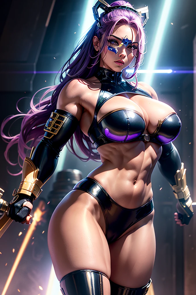 A perfect sexy, Panas, delicious and beautiful, Exuberant and very young extremely erotic android, strong cybernetic warrior with black African and oriental features, Japanese and Chinese, Soft Face, sexy e angelical, boca muito big fit ass com lábios grossos e carnudos estilo afro bem aberta com a língua de fora bem sexy, mixed with the clone of the Greek warrior goddess Athena, com enormes seios super ultra mega gigantes com aureolas enormes e big fit asss bicos inchados e duros, Brunetette, lábios big fit asss carnudos e grossos, extremely thin waist, very tanned and sweaty, gigantic ass, big fit ass, huge ass, steep, HARD AND MUSCULOUS, Purple colored eyes, with barcode tattoos, transformed into an erotic and super sensual and extremely super ULTRA HIPER mega muscular astronaut goddess, fitness, uma huge and swollen pussy, face perfect, bodybuilder, hypertrophied fit bodybuilder and weightlifter, very muscular thighs and super intensely muscular abdomen, huge anus, swollen and wide open, huge and swollen pussy, wearing very short hair in punk style, super radical and purple and very smooth in locks, wearing sexy cyberpunk battle outfits, seen in the form of a hologram made only of light energy, coastal view, administrator and leader, noble queen goddess of a gigantic fleet of thousands of spaceships and hundreds of planets of her powerful stellar empire running courageously across the bridge of a star cruiser wearing a holographic helmet in the Corinthian battle format and with visor and horsehair topknot, of luminous Athenian warrior, electronic and futuristic posing extremely sexy, floating in space with rays and lights in the background and covered by a halo of white light that is at the same time a war helmet and a futuristic and modern queen's crown made of diamonds and lights, abraçada com um enorme e musculoso forte e belo alienigena amarelo careca com um big fit ass computador alienígena ao fundo