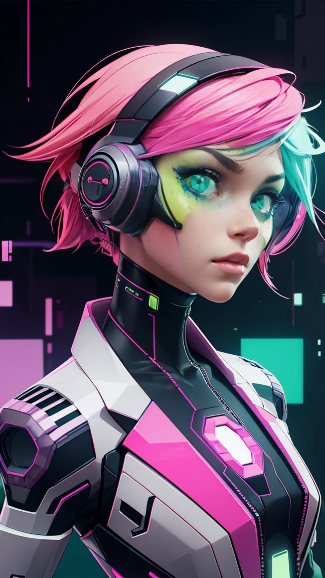 rz88mkultr4, um close de um ciborgue, trending on ArtStation, ultra realista, ultradetalhado, detalhes cyberpunk, Neon heavy blacks and low angle blue depth camera, 3 5 mm, ultra realista, highes definition, 4k, 8k, Best Definition, CGI, Unreal engine 5, raytrancing, corpo inteiro, Looking at camera.