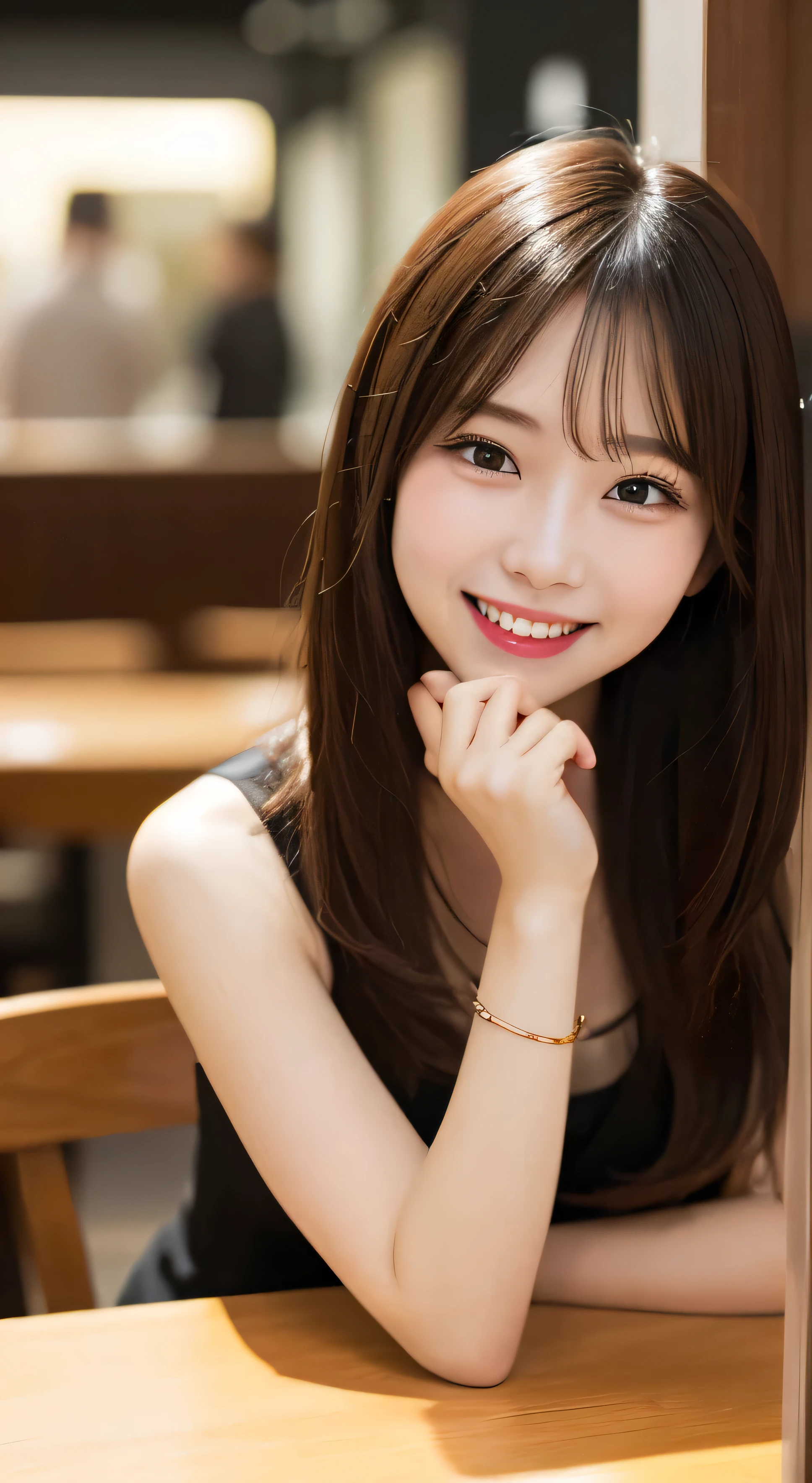 Tabletop, Highest quality, figure, Very detailed, In detail, High resolution, Beautiful girl、Laughter