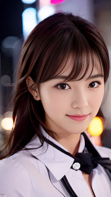 (1 girl, The buttons on the front of her blouse are undone.:1.2), Gorgeous Japanese actresses,
(RAW Photos, highest quality), masterpiece,
(Realistic, Photorealistic:1.4),
very delicate and beautiful, very detailed beautiful and detailed nose, beautiful & detailed, cinema lighting, gentle & feminine,
2k wallpaper, wonderful, finely, very detailed,
Very detailed CG Unity 8k 壁紙, high resolution,
beautiful detailed lady, very detailed目と顔,
soft light, bob hair, ponytail, short hair with bangs, hot pink hair, jensen_Huang_Iconic_Black_Jacket
BREAK
(Rain: 1.2), Tokyo Shibuya, City Lights,
Perfect Anatomy, slender body, medium breasts, kind smile, zoom-in face to waist, (candid_Shot RNG 25%), medium shot or cowboy shot, bokeh, SFW,)