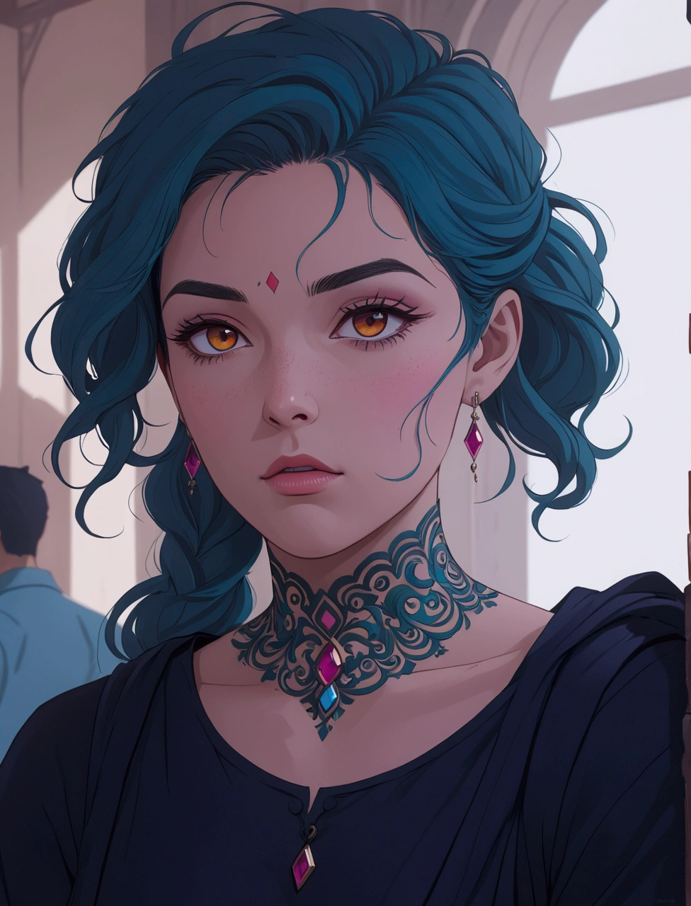 REDO THIS IMAGE IN HIGH quality and 4k definition while maintaining the same aspects and characteristics of the character