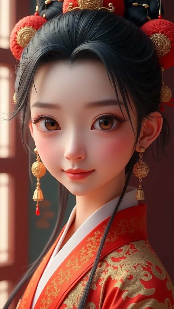 Masterpiece Top quality Vivid face Gemstone eyes Exquisite face CG sense Colorful and clear details Kunquan Dragon robe Kunkun Kai Xu Kun