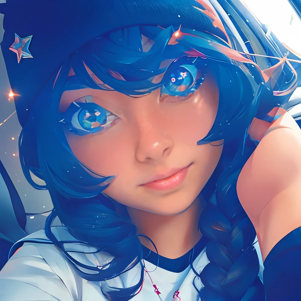 kurokawaakane(1zgame),1girl, solo,looking at viewer,8k, beautiful lighting,symbol-shaped_pupils, sparkling_eyes, star-shaped_pupils, star_(symbol),
