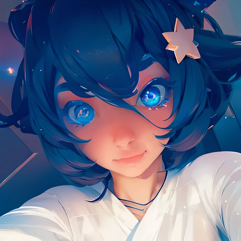 kurokawaakane(1zgame),1girl, solo,looking at viewer,8k, beautiful lighting,symbol-shaped_pupils, sparkling_eyes, star-shaped_pupils, star_(symbol),