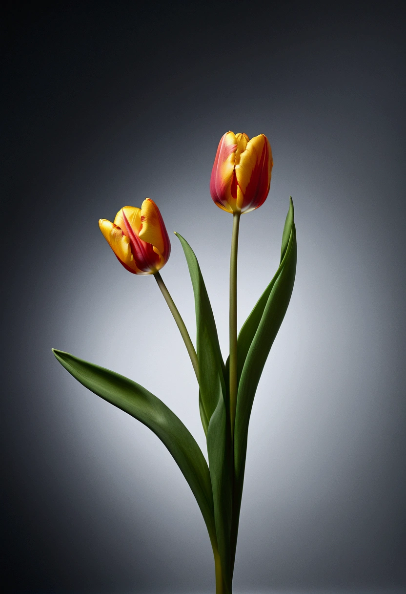 (Tulip:1.2), lmmerse yourself in the neon-lit, retro-futuristic garden in Retro Cyberpunk Visions, where the bright contrasts with the rough, forming a nostalgic yet futuristic scene, RAW photo, color graded, captivating chiaroscuro, dynamic movement, full body, (special effects:0.1), award-winning, cinematic still, emotional, vignette, dynamic, vivid, (masterpiece, best quality, photorealistic, Professional, perfect composition, very aesthetic, absurdres, ultra-detailed, intricate details:1.3)