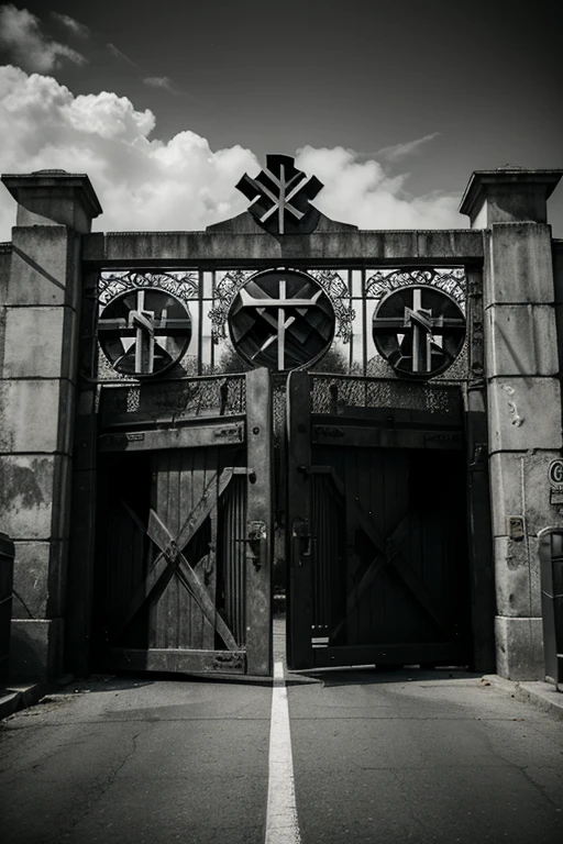 through the gates of hell, as we make our way to heaven, through the nazi lines
