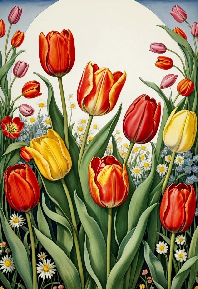 tulip, by Elsa Beskow