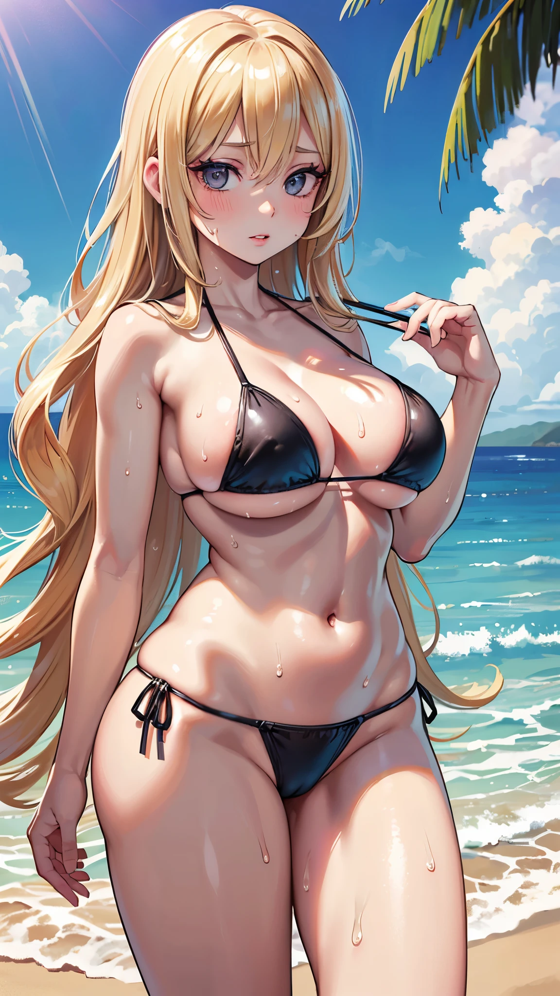 Mythra,(masterpiece, highest quality:1.2),(nsfw:1.5),(orgasm:1.3),(spread pussy:1.5),(spread legs:1.2),(completely nude:1.7),((Please lie down and open your legs))),looking at the viewer,perfect anatomy,(Looks like a whole body from head to toe:1.4),((white background)),Shiny skin,Looks like a whole body,(mature woman),(mature woman,adult woman:1.3), ((pussy juice)),(dark tan skin),(arms behind head:1.4),(swimsuit tan:1.5), ((dark-skinned female, tanned)), (bright lighting:1.2),beautiful detailed eyes, extremely detailed face, perfect lighting,lying on bed, (alone:1.1), (1 girl:1.1), (sweating:1.1), (drenched body:1.1), (huge breasts), (big nipples:1.4),erect nipple, saggy breasts, Glossy skin,