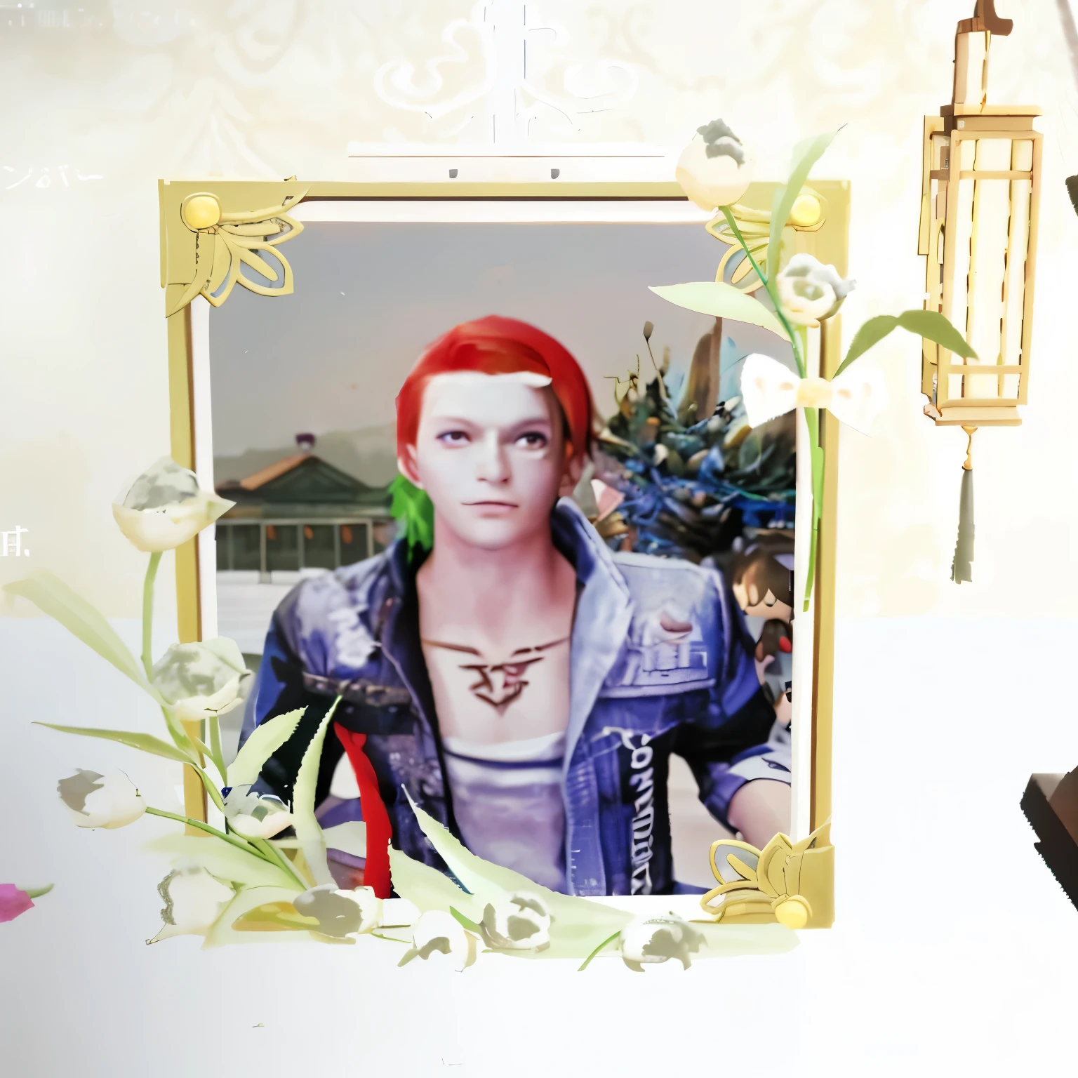 chibi, chibi character, Red hair、male、photograph