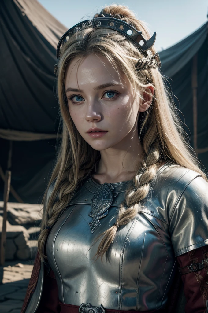 Viking shieldmaiden high priestess 4k image, cinematic, detailed