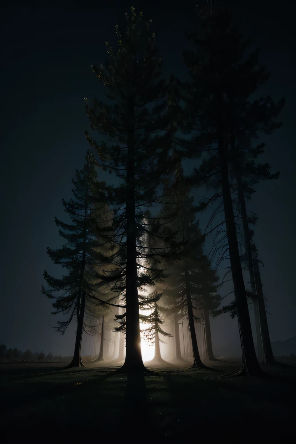 Manic trees in the darkness