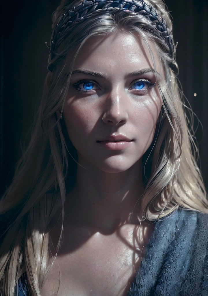 analog style, model shoot style, RAW close portrait of a warror viking 1woman, ((beautiful face: 1.7,
perfect body, perfect face:1.3)), (from above:1.2), best quality, epic (by lee jeffries photo, sony a7, 50 mm, pores:1.5, colors, hyperdetailed:1.5, film grain:1.4,
hyperrealistic: 1.5), hyper-realistic lifelike texture, masterpiece, unreal engine 5, Extremely detailed CG unity 8k wallpaper, realistic blue eyes,
Madly detailed photo, (ecstasy of light and shadow, deep shadow), (Winner of the Pulitzer Prize for Photography and Taylor Wessing Photographic Prize) dressed in Viking clothing.