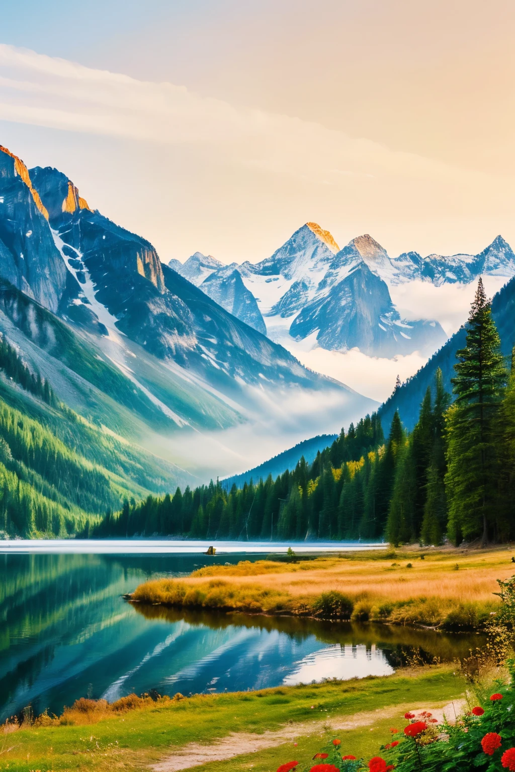 ((Best Quality)), ((masterpiece)), (detailed), an image for a YouTube banner background that attracts attention