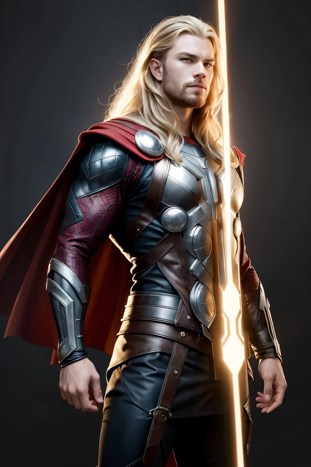 a Thor style superhero