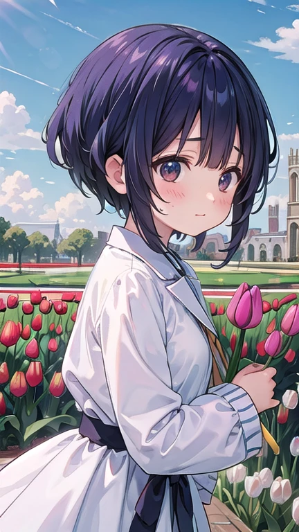 (Tulip:1.5),Girl in the tulip field