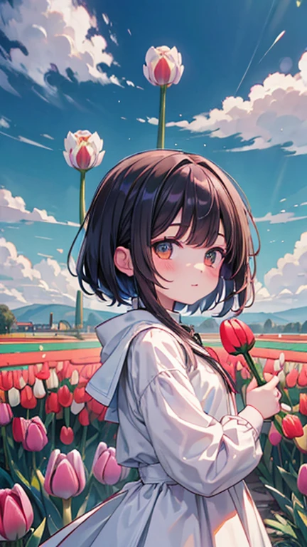 (Tulip:1.5),Girl in the tulip field