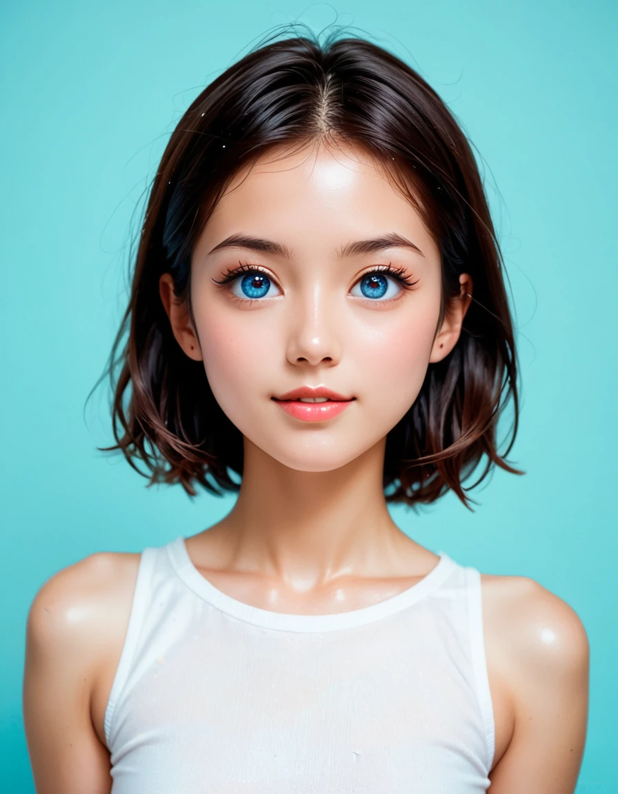 score_9, score_8_superior, score_7_superior,sauce_anime, High-resolution images,masterpiece,Highest quality,girl,Cute Face,Beautiful Skin,Shiny Hair,Highly detailed eyes,Simple Background, Jojipan, panties