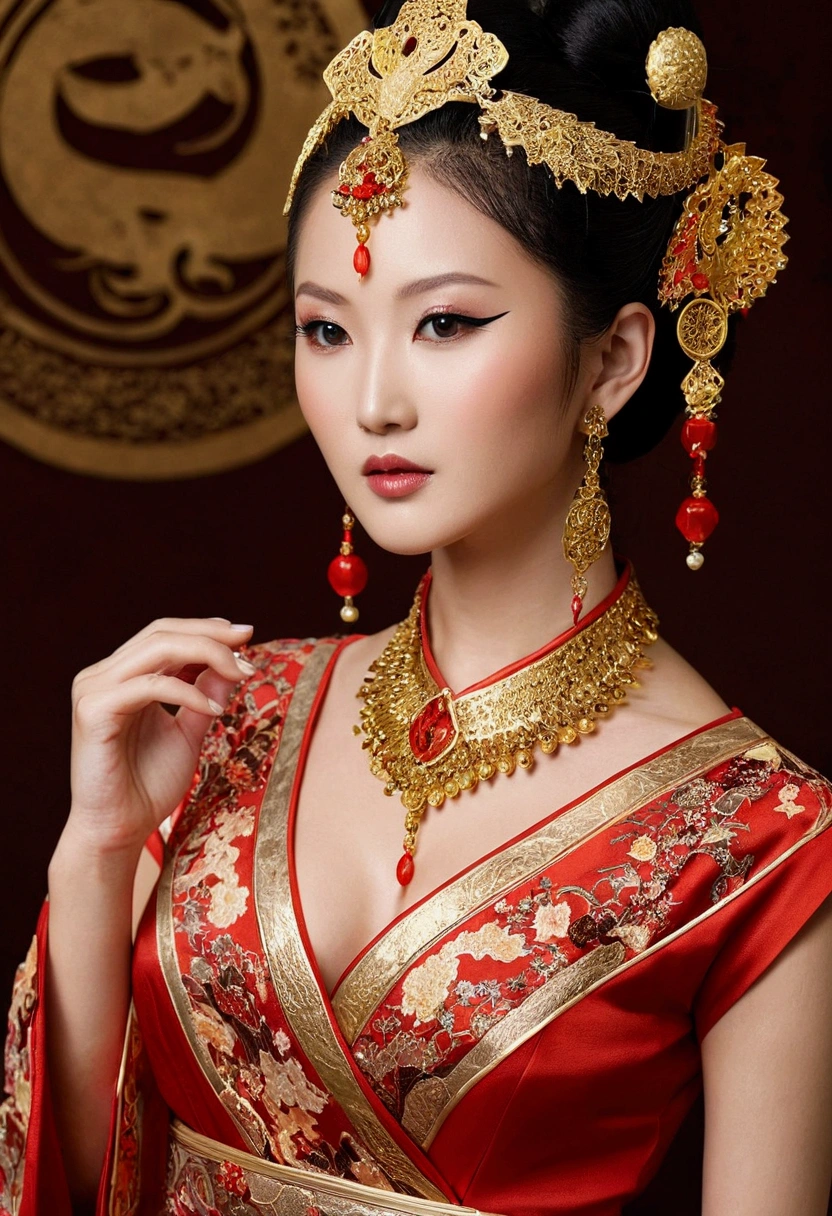 Tempting Oriental beauty，super