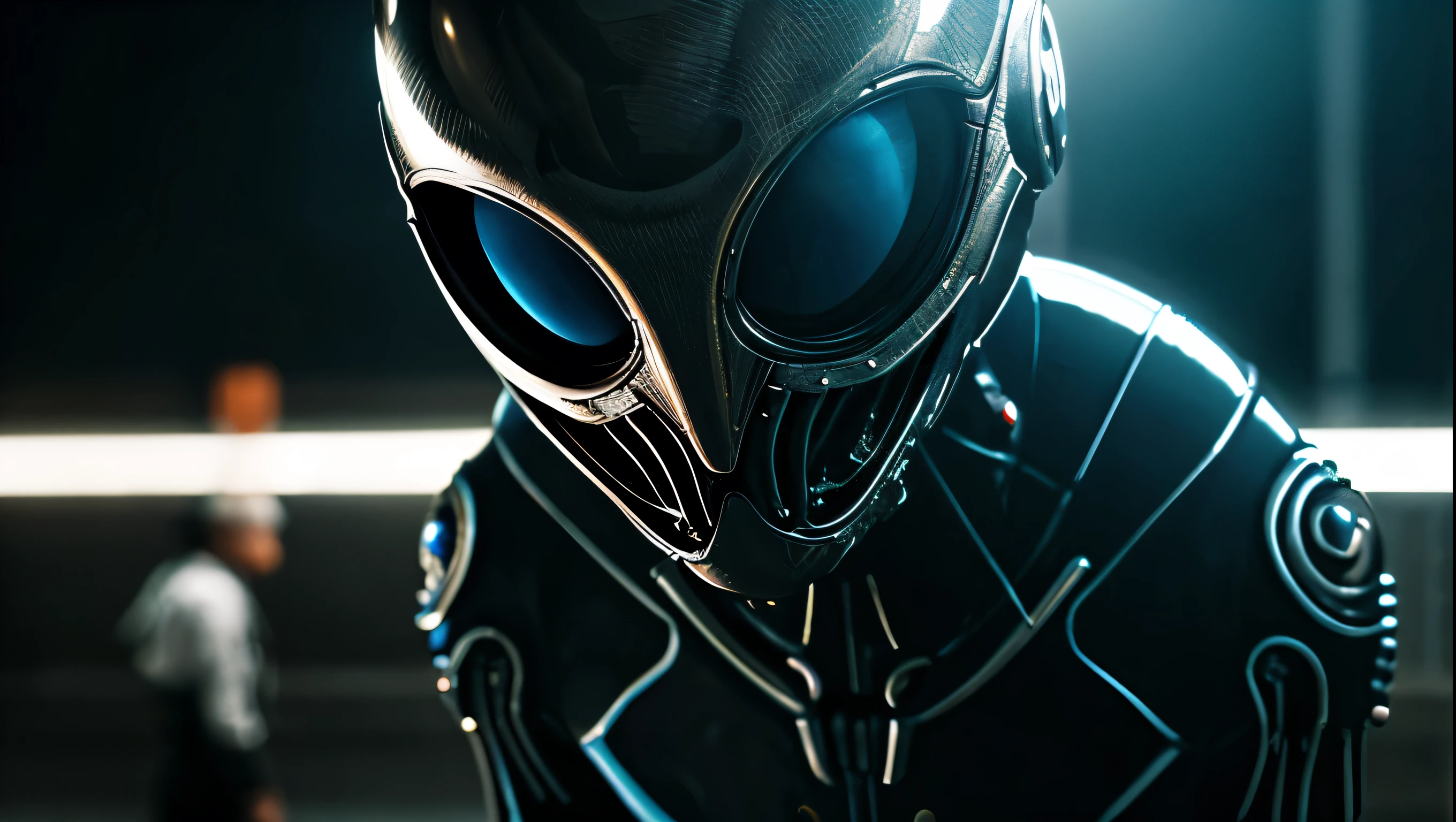 masterpiece, complex detailed, best quality,
editorial fashion photo, hdr,
closeup, biomechanical alien, eye contact, art by goro fujita, white and black colors, sharp focus, horror
cyber, filtech,