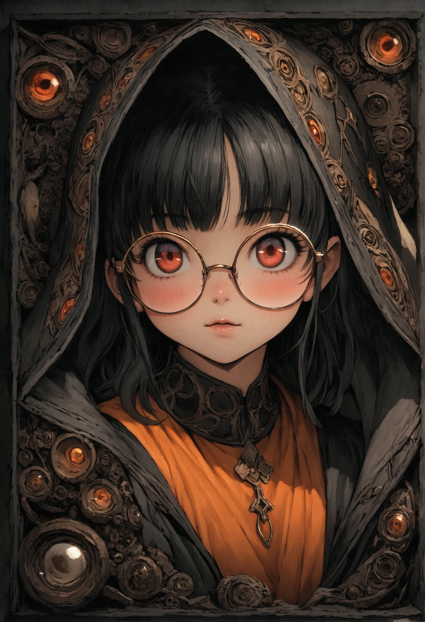 sexy atraente Sarada Kurama sex anime yuyu hakusho t-shirt justa rasgada Black green orange com oculos refletor uma nevasca ghly intricate and hyperdetailed matte photography by Ismail Inceoglu Sakiyama James Gurney Victo Ngai Gregorio Catarino M.W Kaluta and Hiroyuki-Mitsume Takahashi, album cover art, poster art long exposure cel-shaded a masterpiece Idea by panchovilla Miki Asai Macro photography close-up hyper detailed trending on artstation sharp focus studio photo estilo death note 