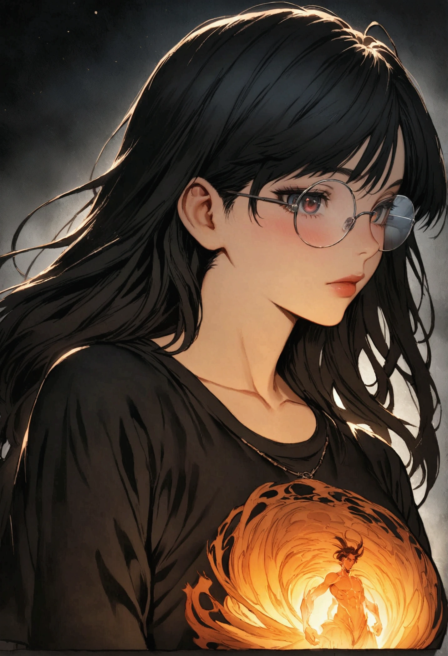 sexy atraente Sarada Kurama sex big titis anime yuyu hakusho t-shirt justa rasgada gold green orange com oculos refletor uma nevasca ghly intricate and hyperdetailed matte photography by Ismail Inceoglu Sakiyama James Gurney Victo Ngai Gregorio Catarino M.W Kaluta and Hiroyuki-Mitsume Takahashi, album cover art, poster art long exposure cel-shaded a masterpiece Idea by panchovilla Miki Asai Macro photography close-up hyper detailed trending on artstation sharp focus studio photo estilo death note