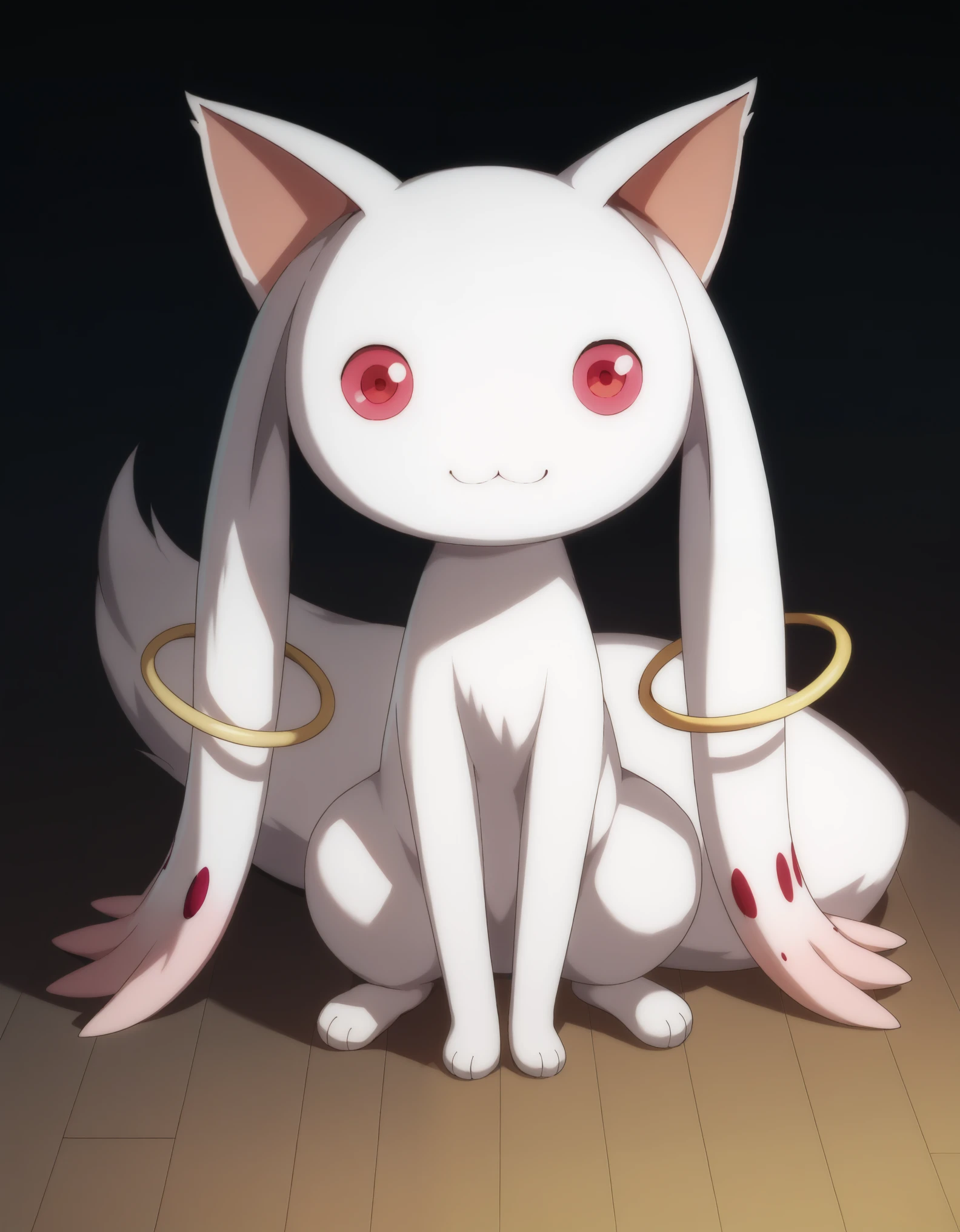 score_9, score_8_up, score_7_up,
Kyubey, (evil grin:0.5), full body, fluffy,
dark room, creepy, horror,