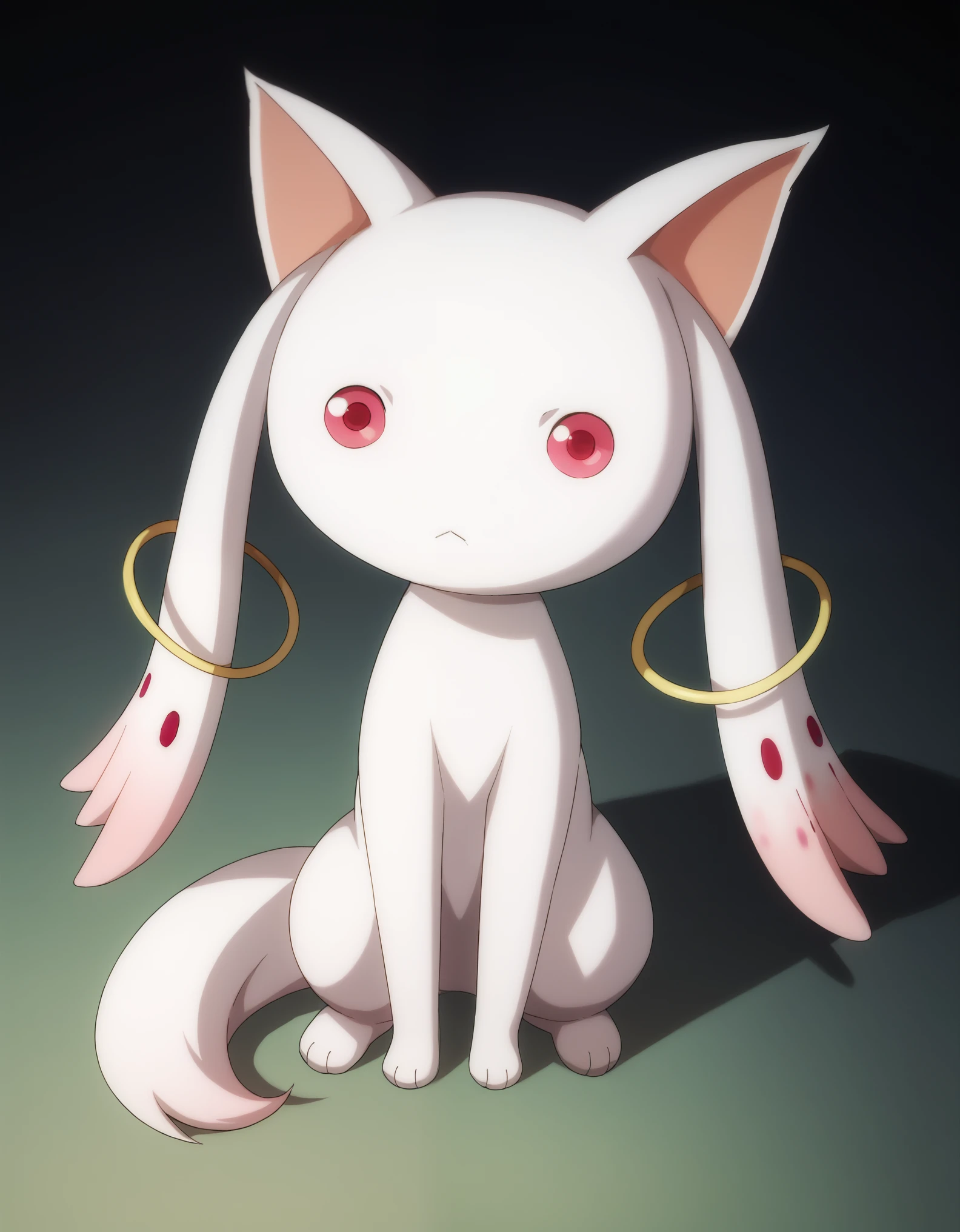 score_9, score_8_up, score_7_up,
Kyubey, (evil grin:0.3), full body, expressionless,
dark room, (creepy:0.7), (horror:0.7),