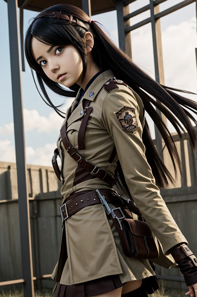 Anime girl in shingeki no kyojin