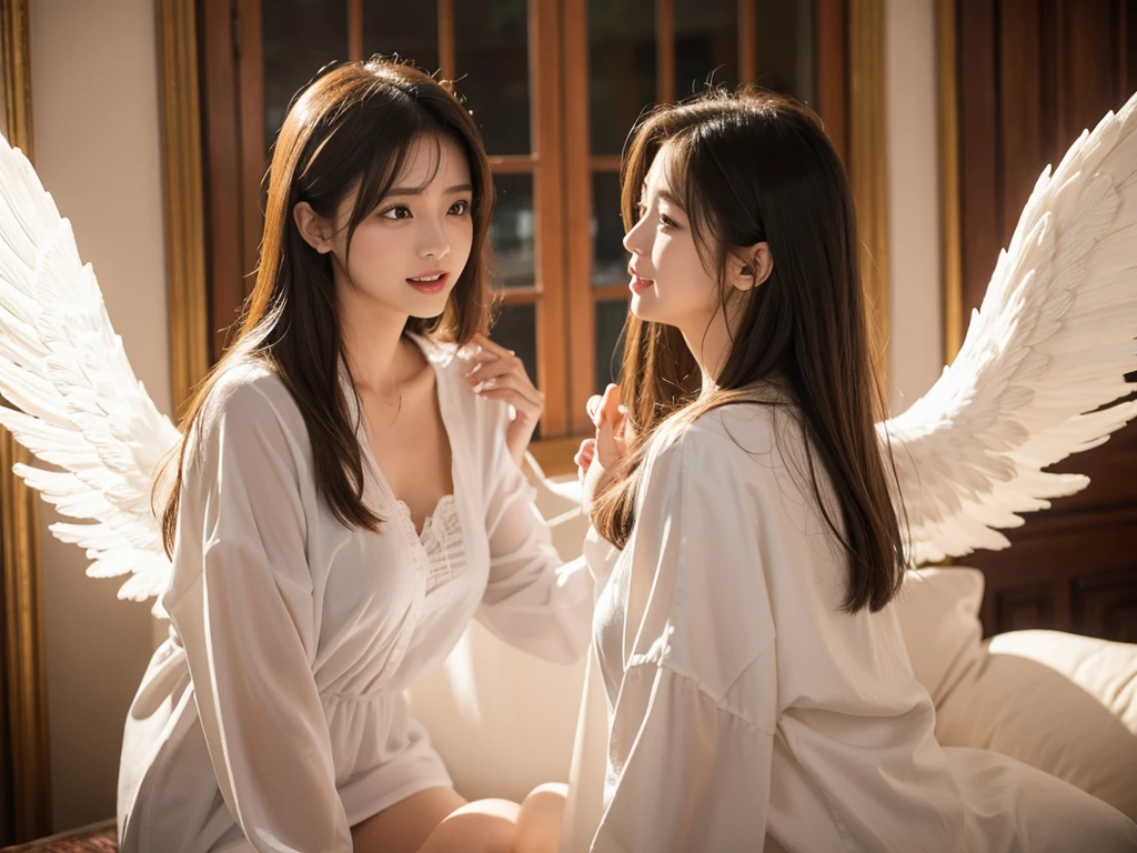 Angels talking
