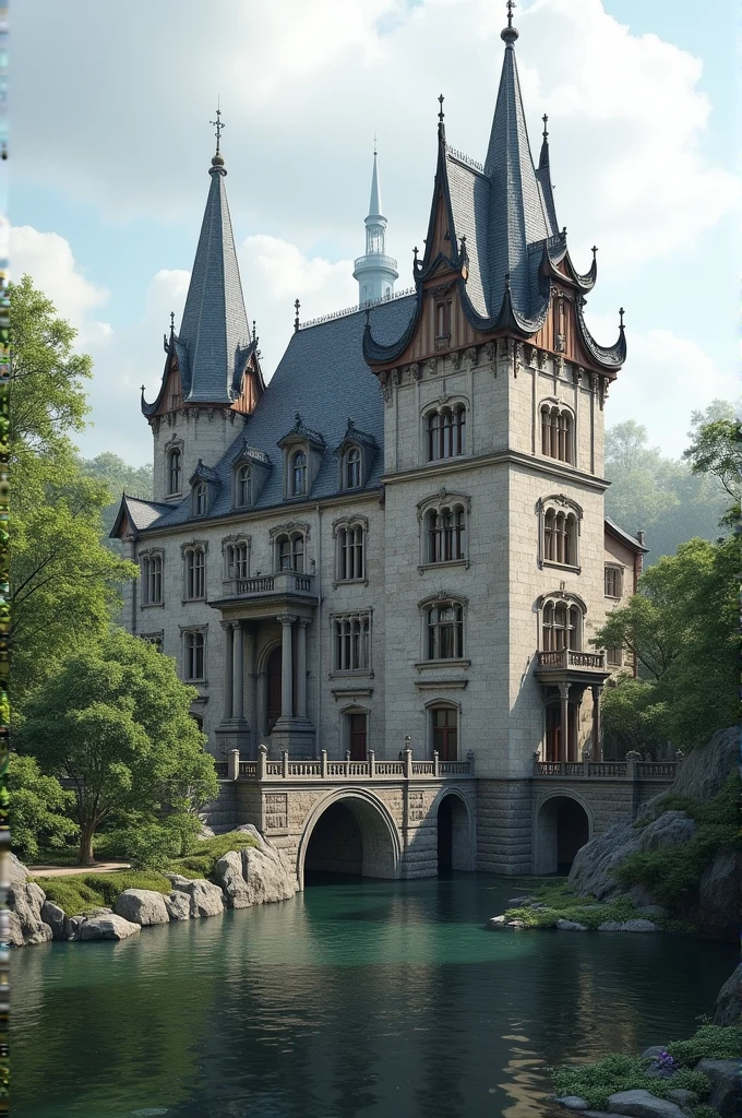When Polish and Shaanxi architectural styles merge,When a palace is formed,It will have a unique and historic appearance.。
first,The palace will likely incorporate elements of classical and baroque styles of Polish architecture.,Such as the towering spires and intricate pilaster decorations。The spire may not be as sharp as traditional Polish palaces,And more rounded,To better integrate with the characteristics of Shaanxi architecture。The wall may be inlaid with gray tiles common in Shaanxi architectural style,Showing a simple and exquisite texture。
In the structure of the building,It can combine the symmetrical layout of the Polish palace and the courtyard design of Shaanxi architecture.。The central hall and the main body of the palace may present the grandeur and solemnity common in Polish architecture.,Surrounded by small courtyards and gardens with Shaanxi characteristics。These courtyards may have stone bridges、Rockeries and traditional ponds,Plus the Shaanxi-style courtyard doors and windows,Create an elegant and peaceful atmosphere。
In terms of decoration,Polish murals and art can be combined with Shaanxi's traditional woodcarving and brick carving,Create a visual effect full of emotion and cultural depth。The furniture and furnishings in the palace may also combine elements of both cultures.,Like the gorgeousness of Poland and the practicality of Shaanxi,To achieve a balance between comfort and practicality。
Overall,This palace, which combines the architectural styles of Poland and Shaanxi, will be a masterpiece of architectural art that combines the European classical atmosphere with the ancient oriental charm.,It not only shows the fusion of two cultures,They also show their unique architectural essence.。