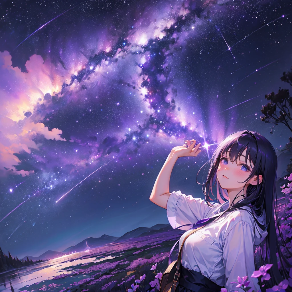 ((Landscape only))、(Purple Space)、constellation、milky way
