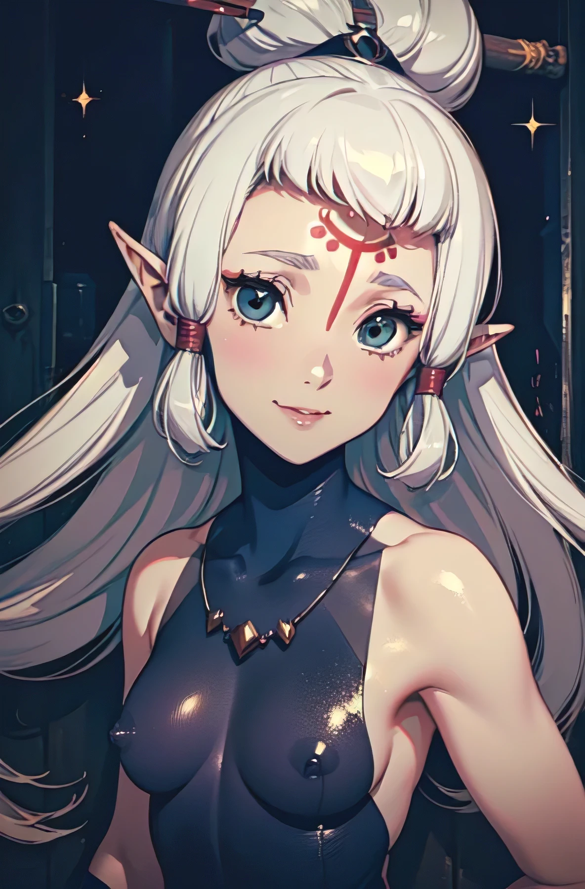 Paya, (masterpiece:1.1), (best quality:1.1), 1girl, Real light and shadow, anime face, 4k, 8k, wallpaper,epic, detail texture, Paya, elf ears, pointy ears, White hair, (blue eyes:1.5), ((((white hair:1.35, long hair)))),intricate eyes,beautiful detailed eyes, (symmetrical eyes,big eyes:1.5,(((lustrous skin:1.5,bright skin: 1.5,skin tanned,shiny skin,very shiny skin,shiny body,plastic glitter skin,exaggerated shiny skin,illuminated skin))),(detailed body,(detailed face)), cute, erotic,boots,necktie,uniform,knee boots,white pantyhose,military uniform,black footwear,red necktie,pencil skirt,white shirt,high ponytail, (Beautiful, small Breasts:1.2), natural breasts, best quality, masterpiece, very aesthetic, dress, jewelry, flower, wedding dress, veil, necklace, elbow gloves, smile, looking at viewer, (dynamic pose:1.0),happy,smile,(centered,scale to fit dimensions,Rule of thirds), highres,sharp focus,(ultra detailed,extremely detailed),(photorealistic artwork:1.37),(extremely detailed CG unity 8k wallpaper),(((vibrant colors,vibrant theme))),(intricate),(masterpiece),(best quality),