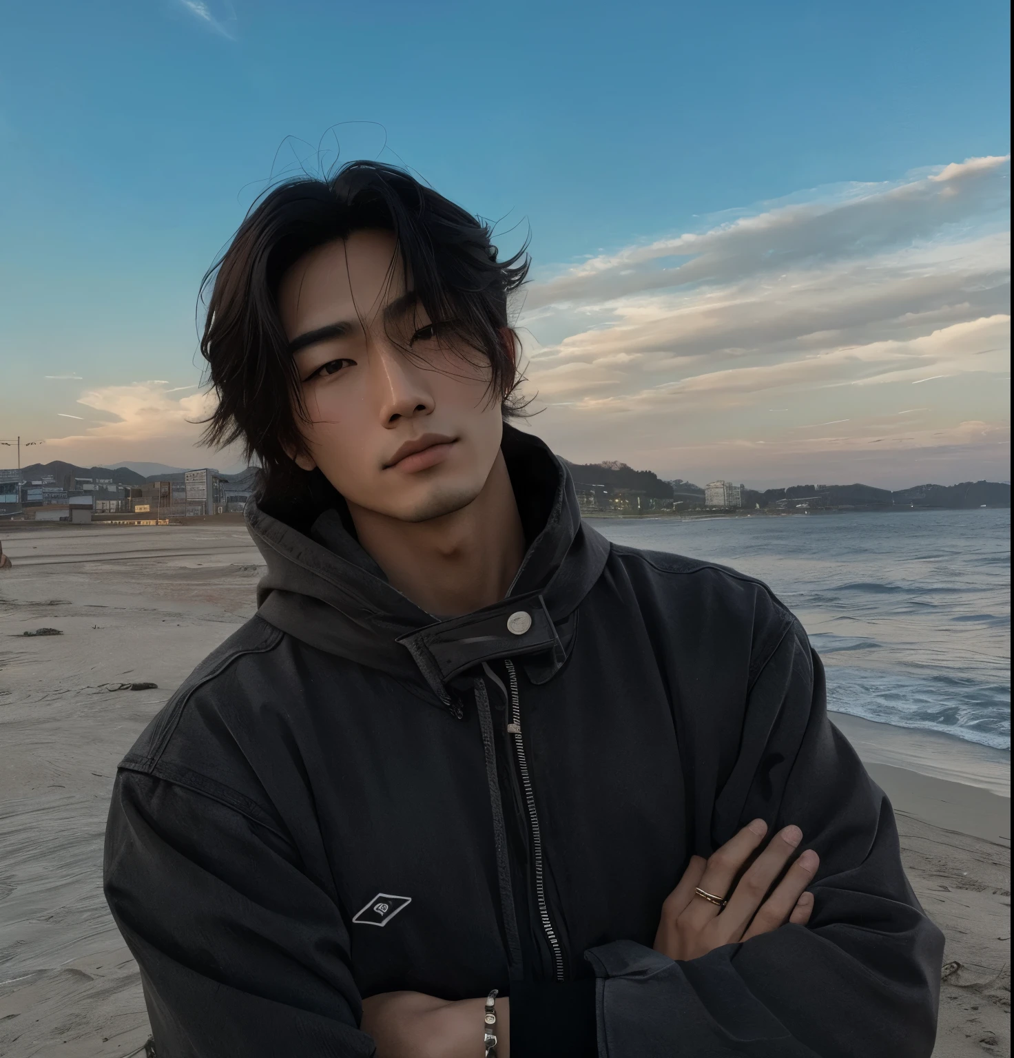 Beautiful Asian man