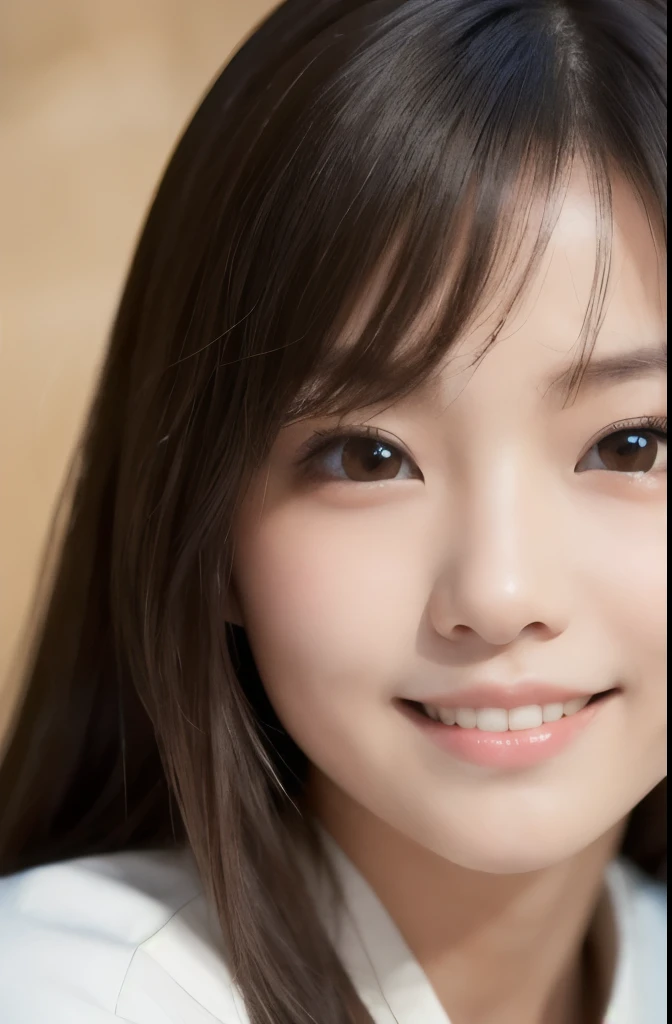 best quality, face focus, soft light, ultra high res, (photorealistic:1.4), RAW photo,(Shinozaki Ai), white skin, kawaii,
1 Japanese girl, solo, cute, (smile), (pupil, lights in the eyes),  detailed beautiful face, Medium-sized breasts,(high resolution detail of human skin texture),(long hair),(portrait), upper body, white traditional kimono,